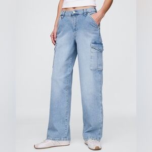 Gap Womens Light Blue Cargo Pants